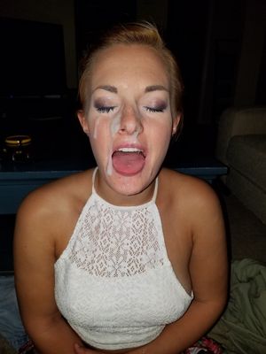 Blonde party facial