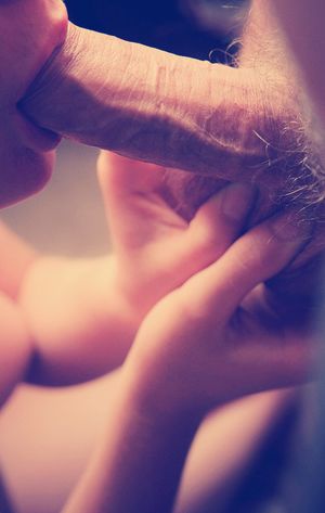 blowjob and ball massage