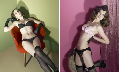 Dark Light Artist
Gorgeous brunette in lingerie boudoir...