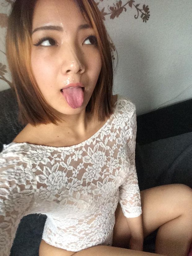 Cute asian chick