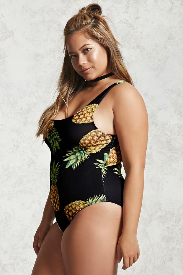 Pineapple One Piece Swimsuit