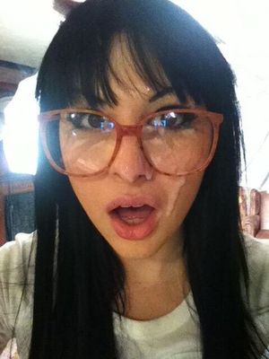 Bailey Jay Cum on glasses