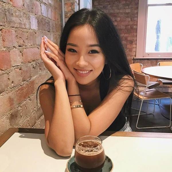 Pretty face and smile asian