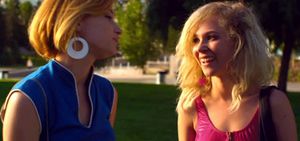 Haley Bennett - Juno Temple.....Wet Kisses!