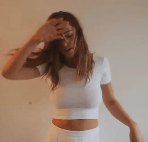 Flashing her perfect tits