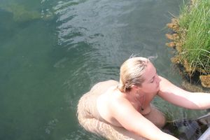 nunenschwander:Skinny dipping in the hot springs at Soldier...