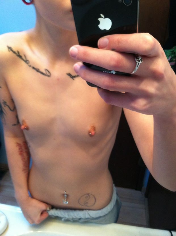 Pierced nipples