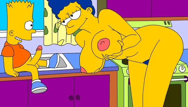 Teasing her son