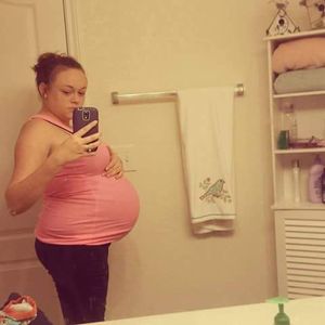 Chelsea Fat Sexy Belly and Swollen Lactating Tits