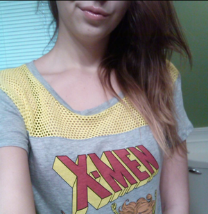 Teen I'm sexting before she gets naked