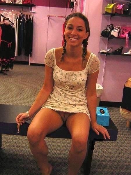 Just shopping-Accidental nudity or public boobs flash, we have...