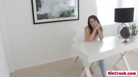 Step sis Kylie Quinn gets shaved pussy banged