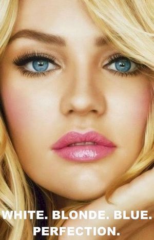 White Blonde Blue Perfection