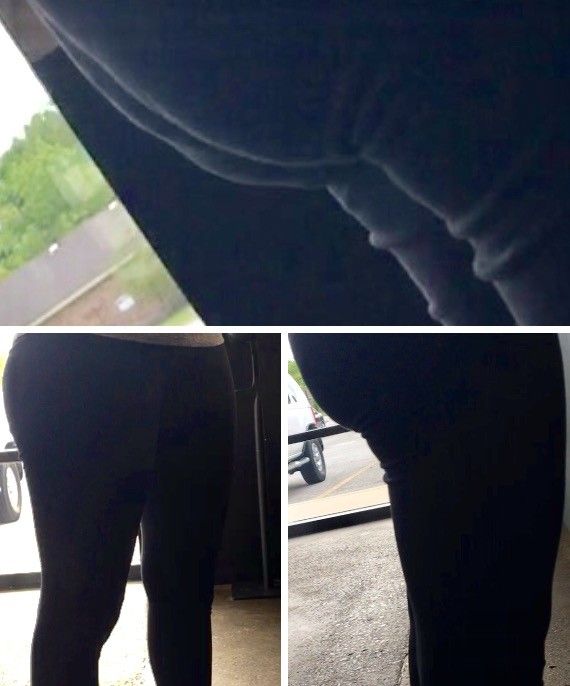 Hot ass ordering lunch