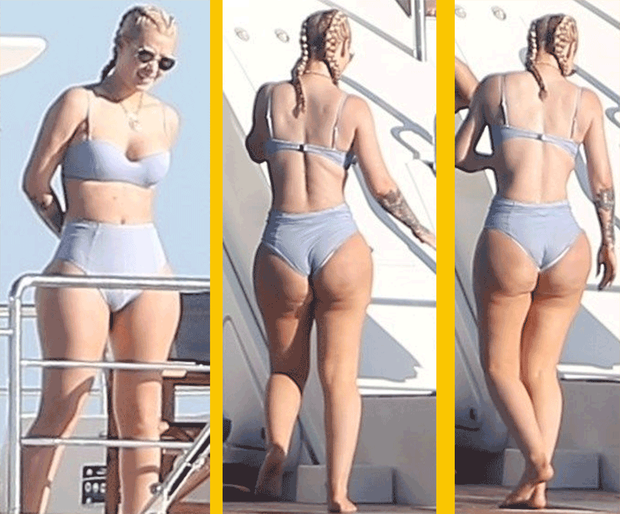 Iggy in a bathing suit