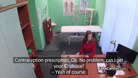 Teen redhead fucked by doctor