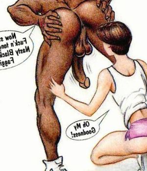 Nigga demand sissy to lick his asshole