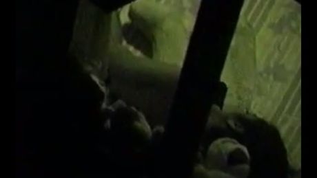 Italian Mother spied from the Balcony