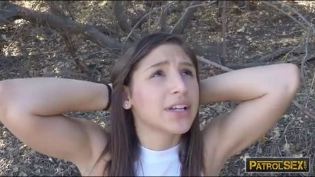 Latina fucked by border patrol officer at countrys border