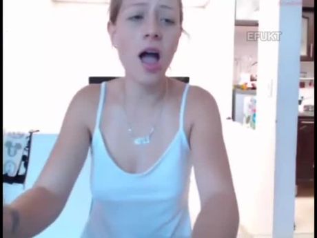 camgirl playing with fire