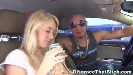 Disgrace That Bitch - Blonde chick fucked on Spring Break