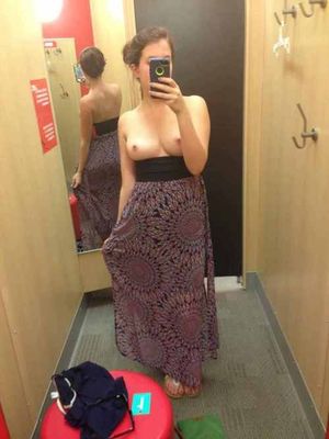 Tits Out in the Changing Room