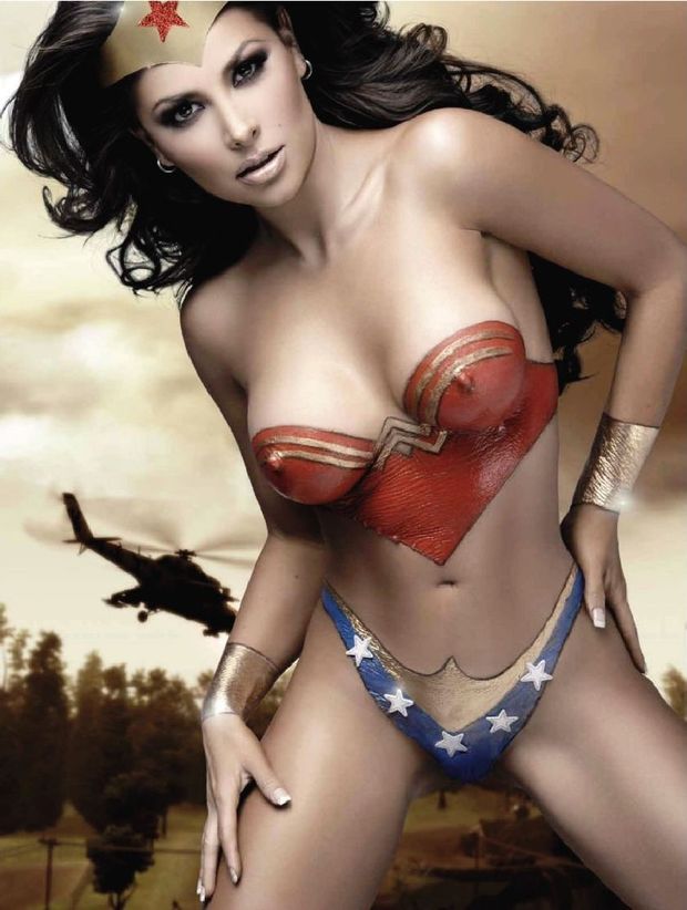 Gaby Ramirez being a hot Wonder Woman
