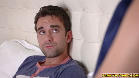 Step son feeds Vanessa Cage his big cock