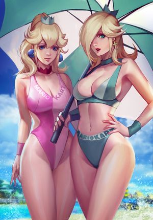 Rosalina and Peach