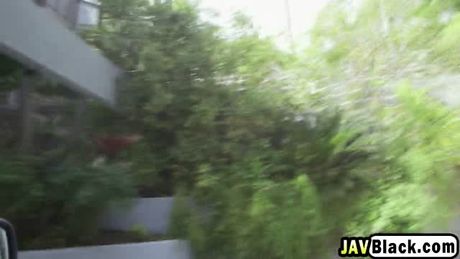 Asian Teen Mila Gets Asshole Filled By Black Rod