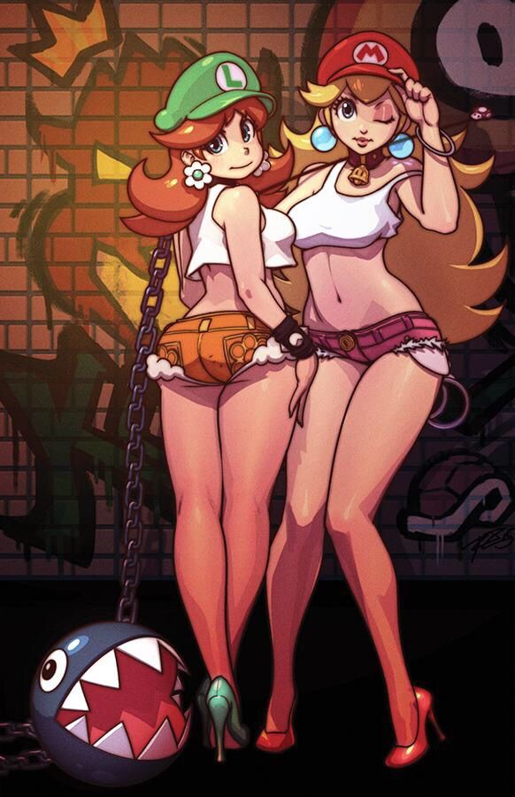 Daisy and Peach