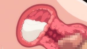 cum filled womb and cervix bashing