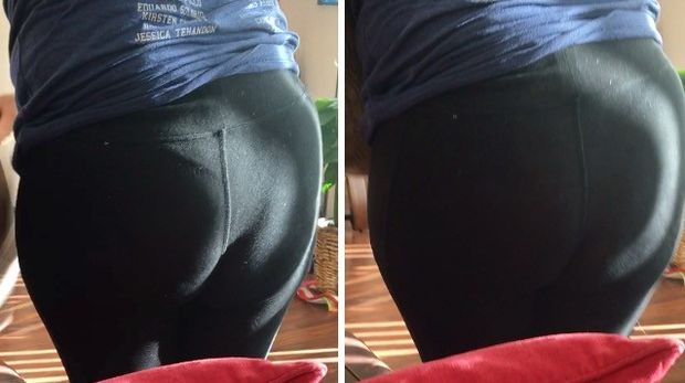 Ar yoga pants see through panties