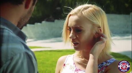 This naughty blonde babe Bailey Brooke is hopelessly in love with her bestfriend. Bailey wears her sexy dress.