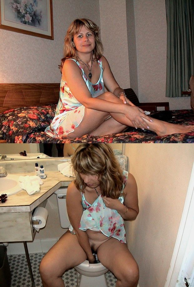 Women on toilet