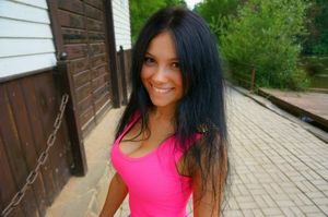 Larisa Krylova pink shirt