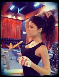 Larisa Krylova workout hair
