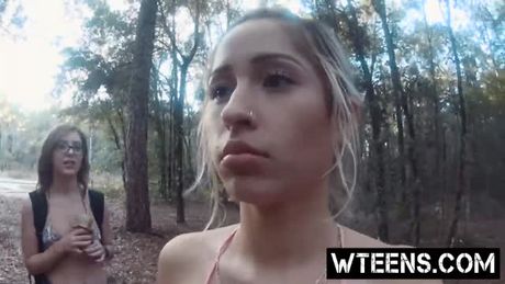 Goldie Rush getting her hands tied up and cunt fucked rough by a massive cock!