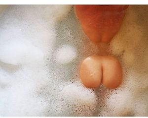 Just something about a hot ass in soapy water