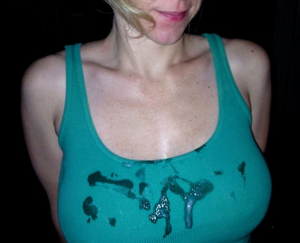 So you like cum on clothes, how about cum on asses and stomachs?...