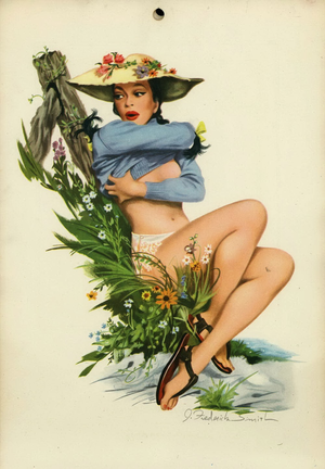 Pin-Up en almanaque