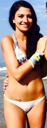 Unintentional Camel Toe on the Beach