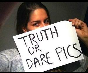 Amateur taking a dare