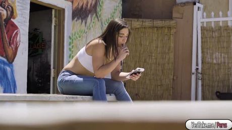 Brunette teen Abella Danger gets horny and fucks a pervert guy