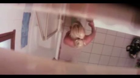 my blonde mother sneaky filmed in our bathroom