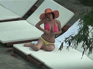 slut teen in the pool