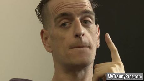 Busty shemale Morena Black anal pounded