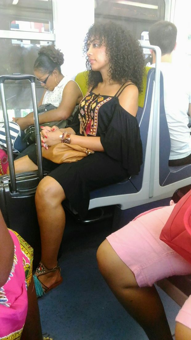 Hot arab Babe in the subway