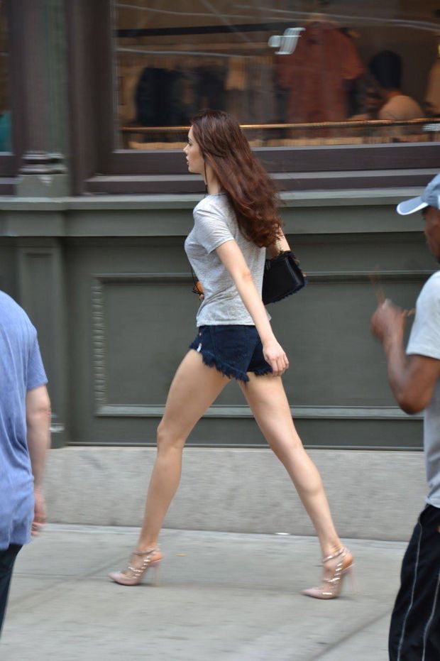 Beautiful babe on the street