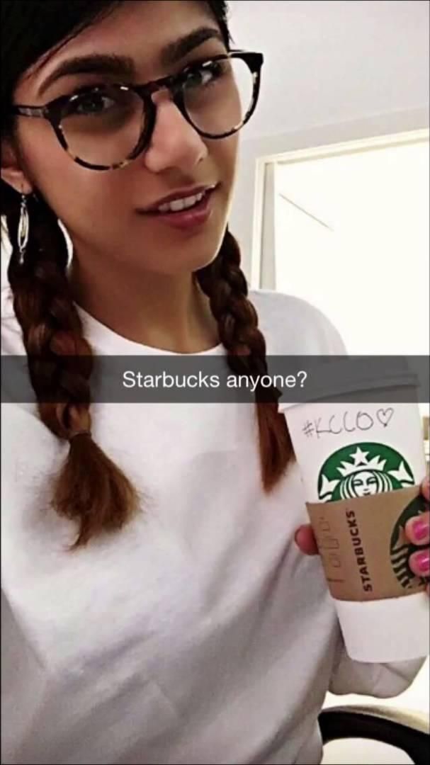 Mia Khalifa Starbucks